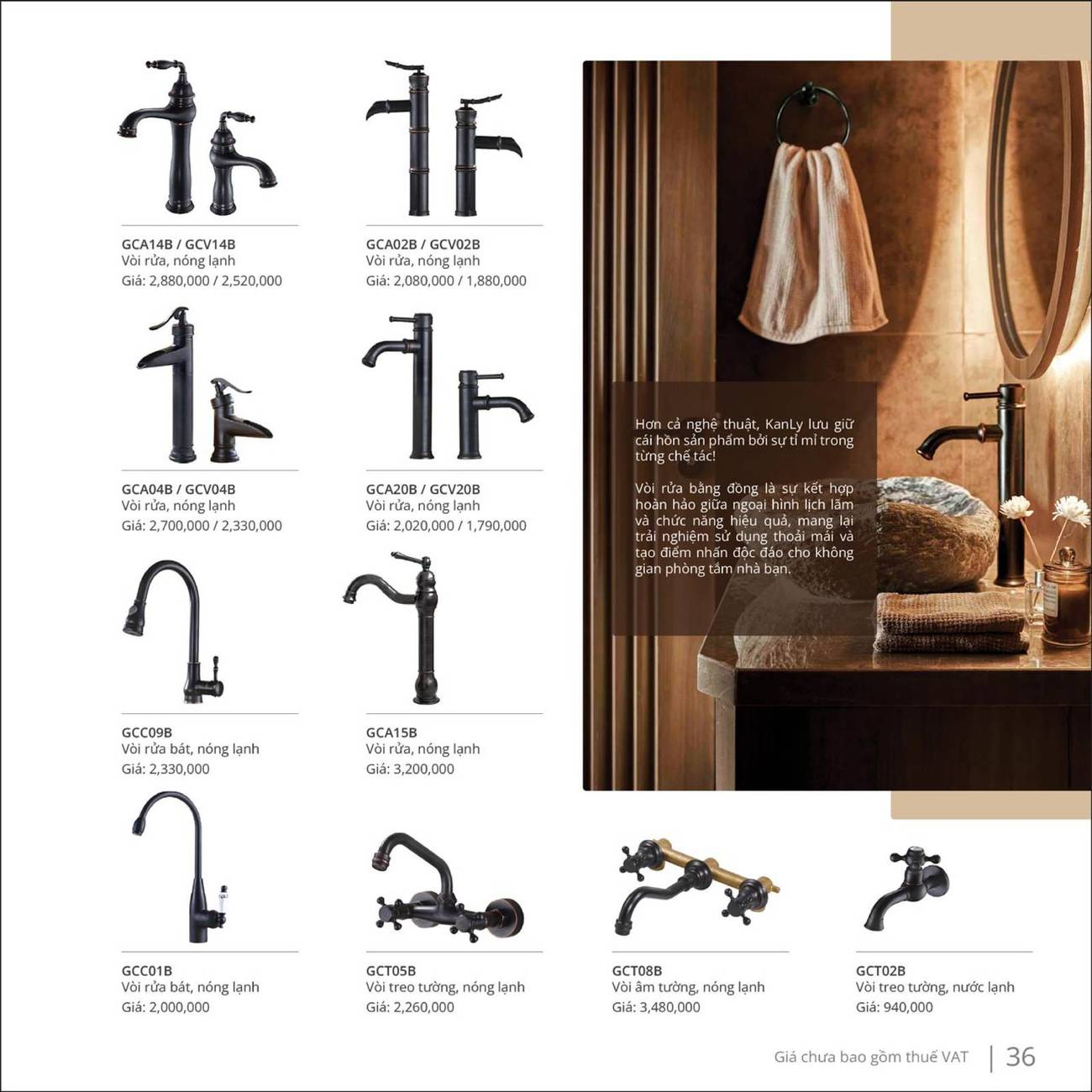 Thiết bị vệ sinh KANLY Catalogue và Bảng giá mới nhất 2024 /Page 35